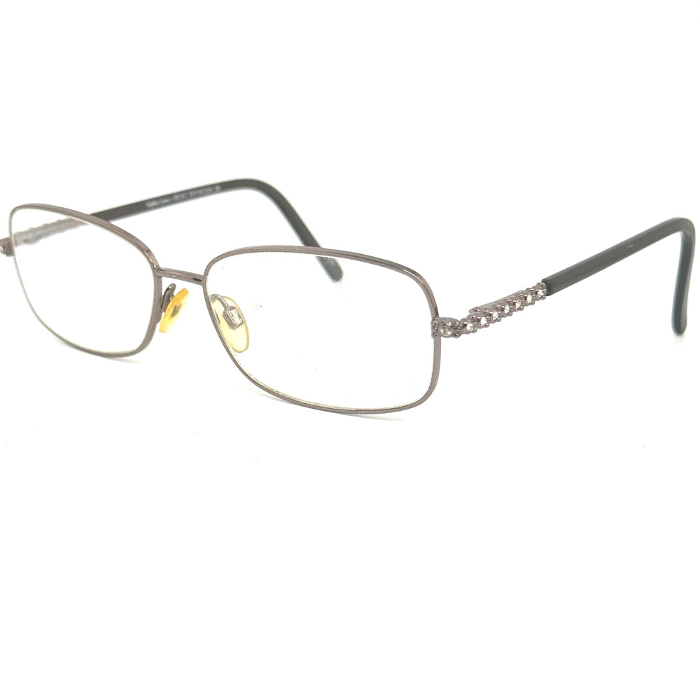 Sophia Loren's Beau‎ Rivage Brown Silver Eyeglass Frame 55-15-135 H14244